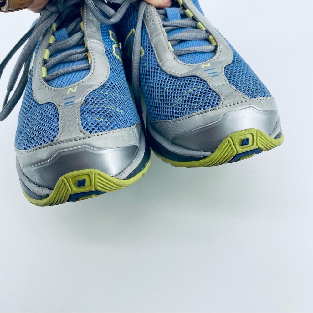 New Balance W8505BL Blue/Green/Silver Running Shoe - Picture 6 of 15